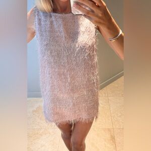 Zara Basic Collection Fuzzy Pink Top